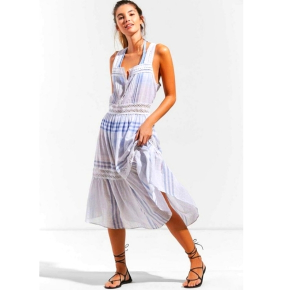 Urban Outfitters Dresses & Skirts - Urban Outfitters blue and white dress size s-p